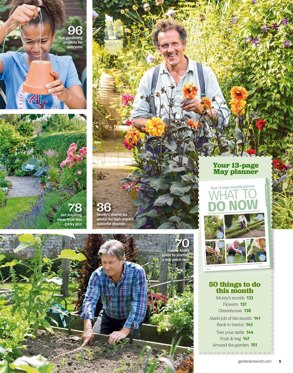 BBC Gardeners’ World Magazine May 2020 Back Issue