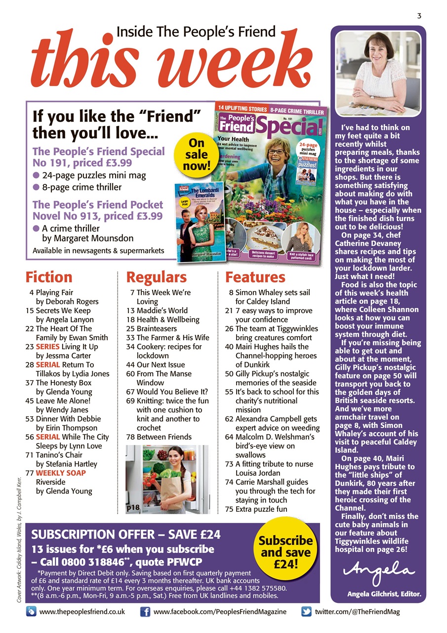 The People’s Friend Magazine 23/05/2020 Back Issue