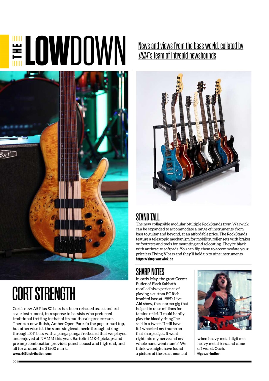 Bass Guitar Magazine July 2020 Subscriptions Pocketmags 