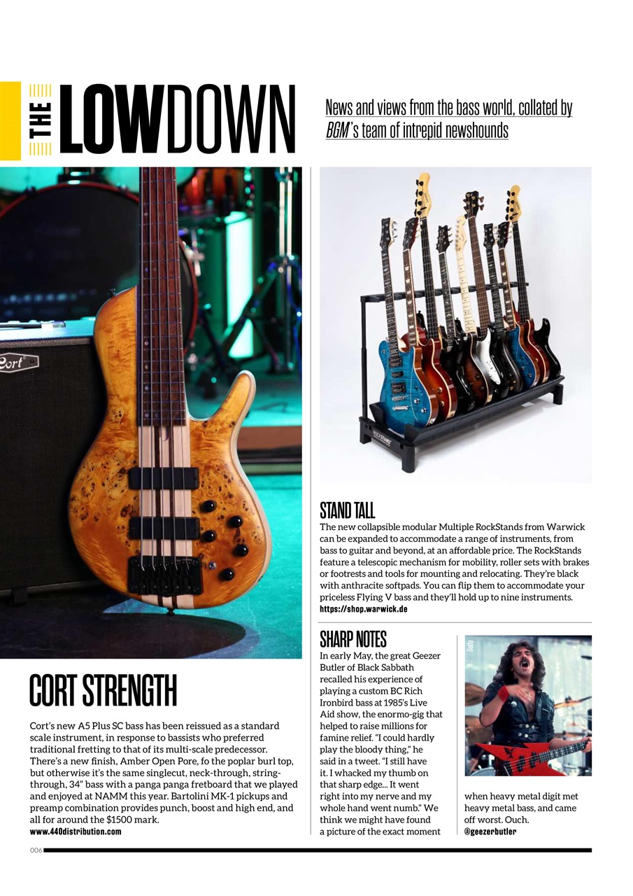 Bass Guitar Magazine July 2020 Subscriptions Pocketmags