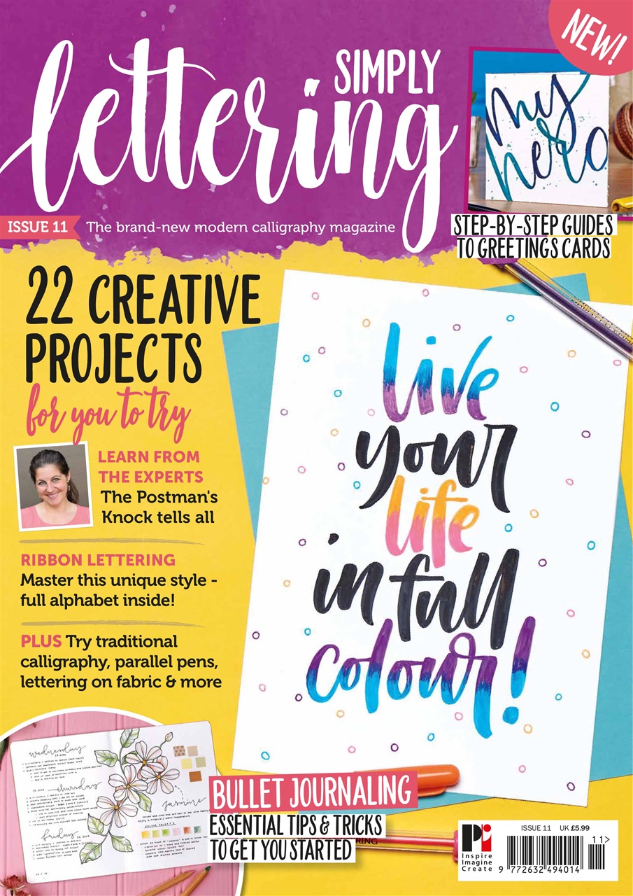 Simply Lettering Magazine - Issue 11 Subscriptions | Pocketmags