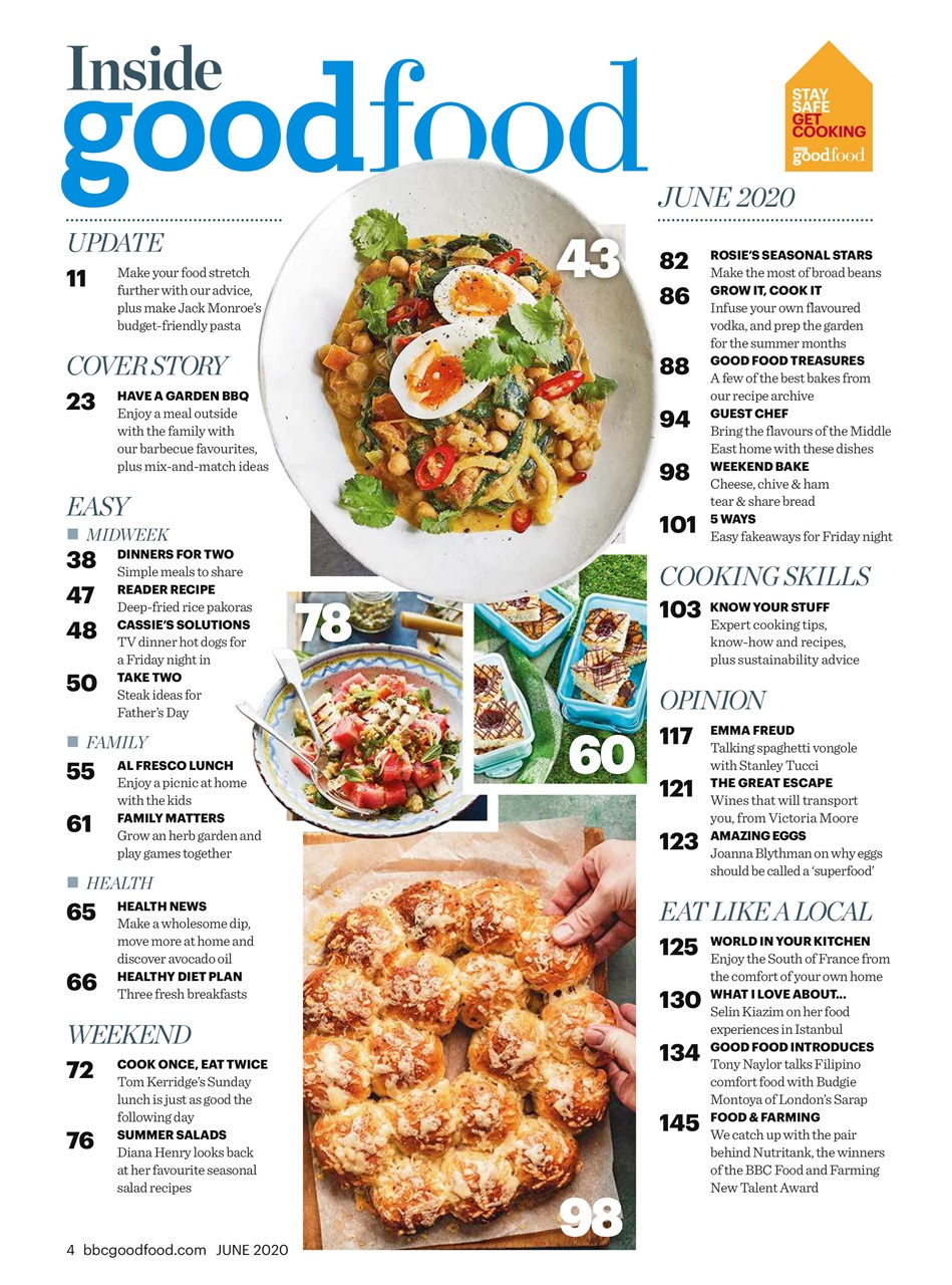 BBC Good Food Magazine June 2020 Subscriptions Pocketmags