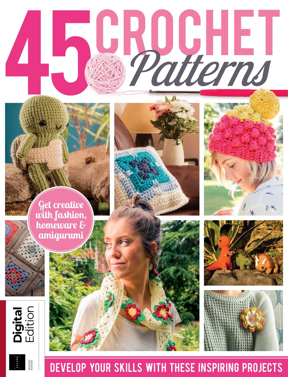 45 Crochet Patterns Magazine Subscriptions and 45 Crochet Patterns