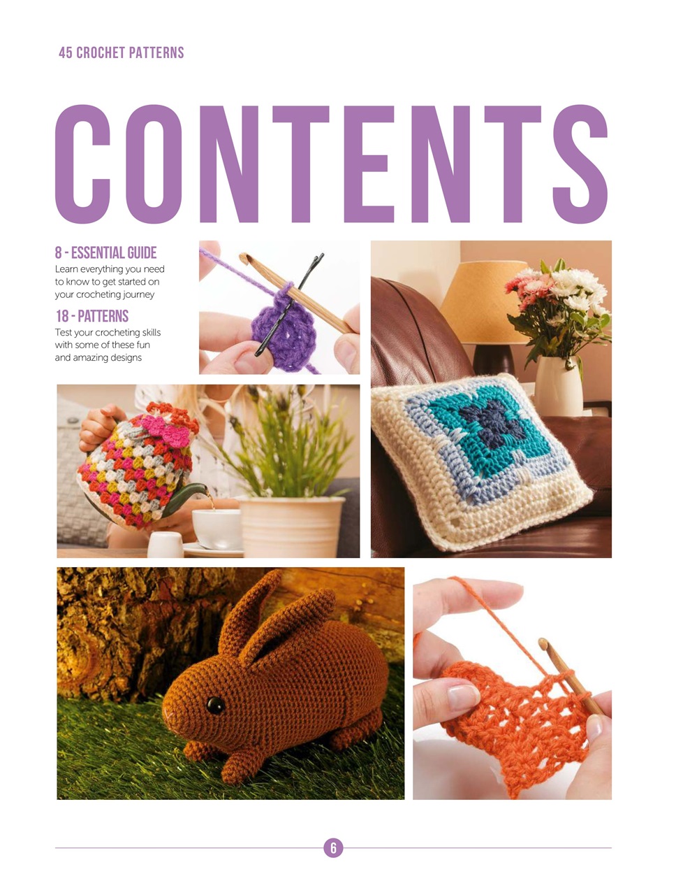 45 Crochet Patterns Magazine Subscriptions and 45 Crochet Patterns