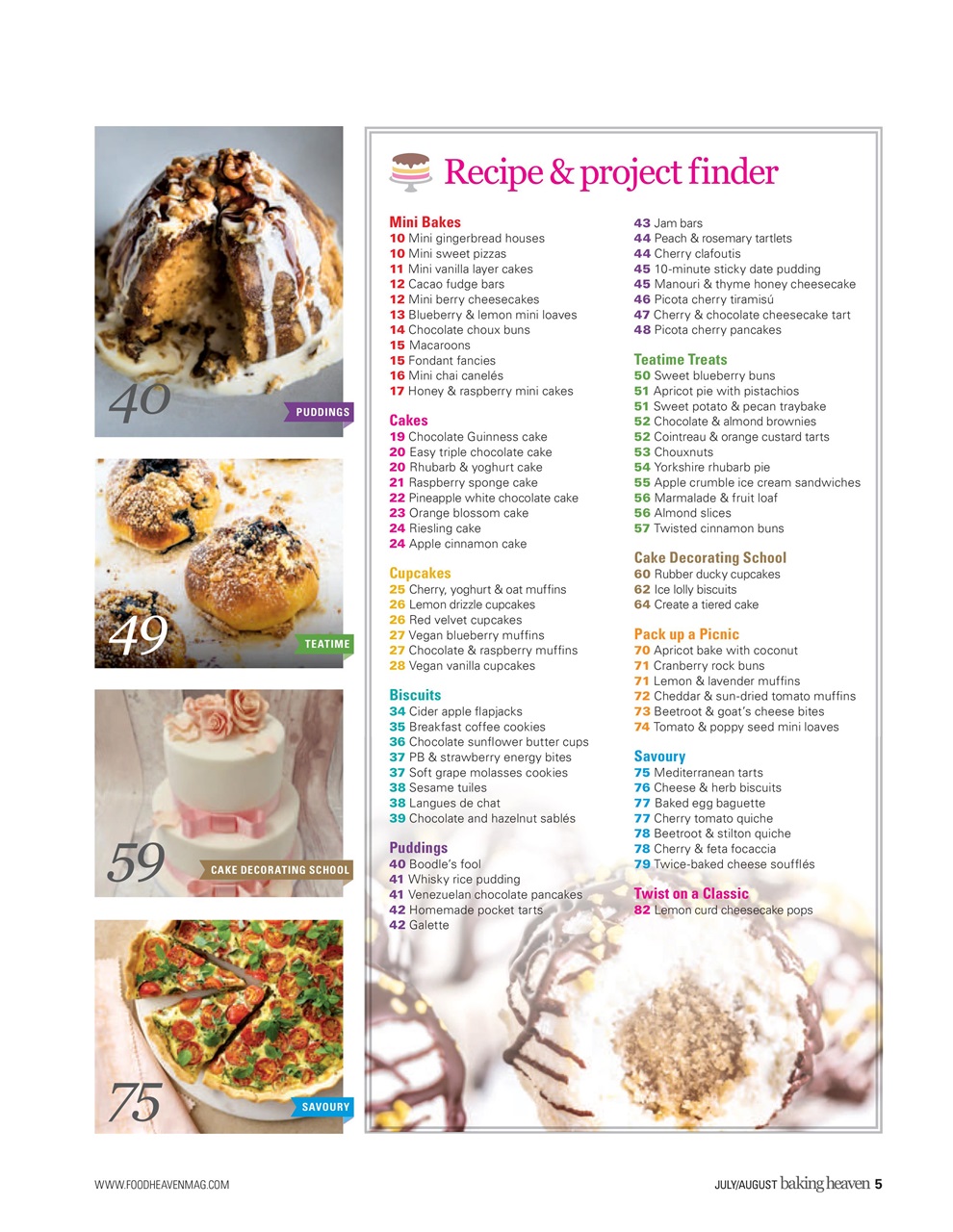 Baking Heaven Magazine - Jul Aug 2020 mini bakes special ...