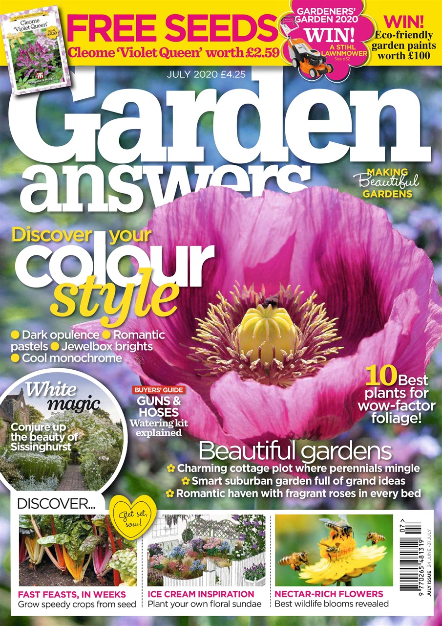 Garden Answers Magazine July 2020 Subscriptions Pocketmags