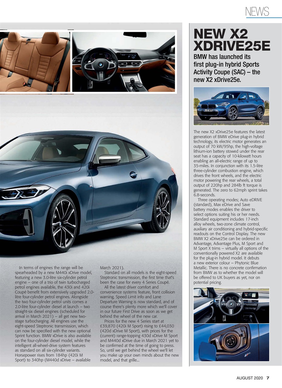 BMW Car Magazine August 2020 Subscriptions Pocketmags