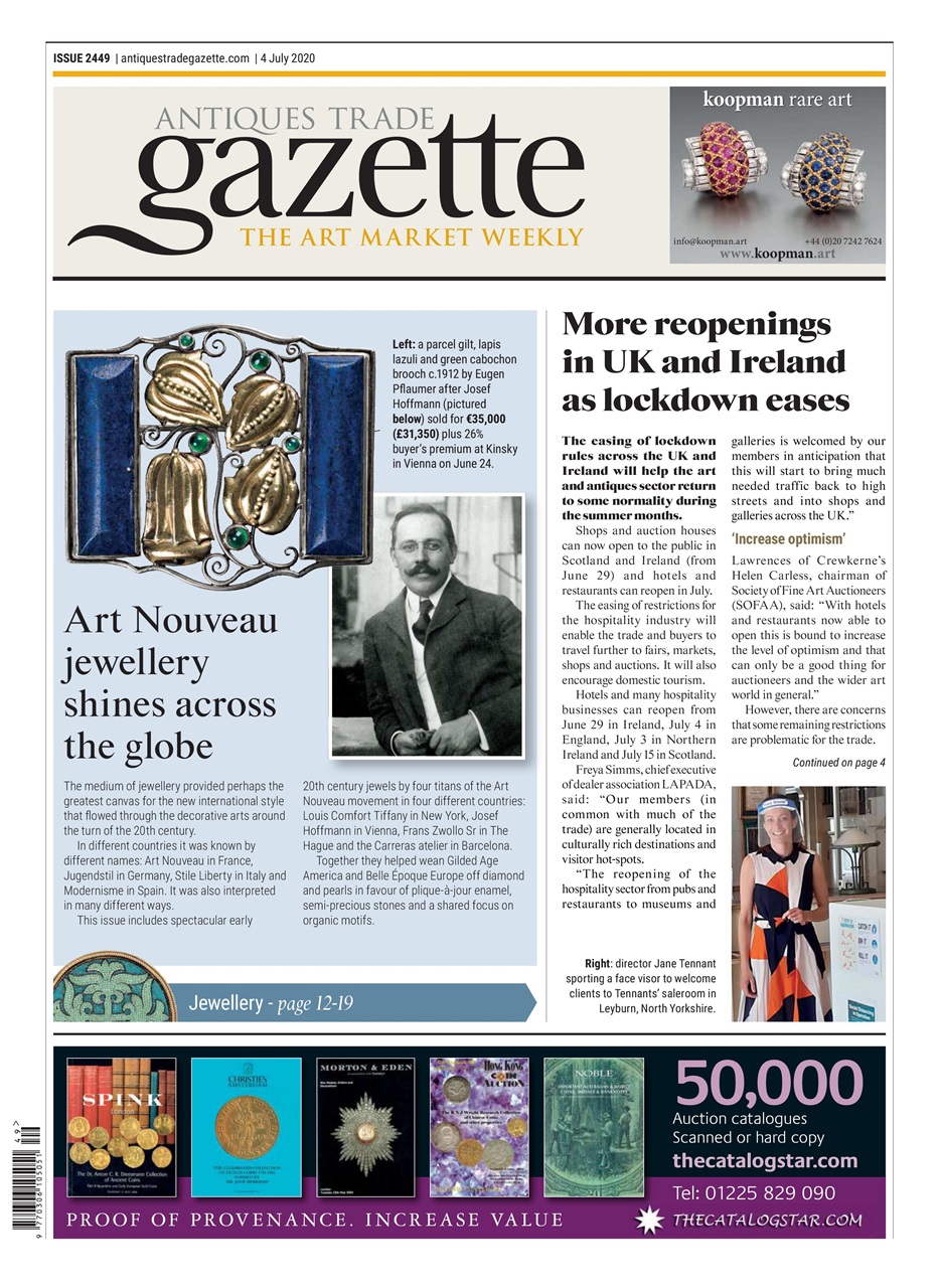 Antiques Trade Gazette Magazine 2449 Back Issue