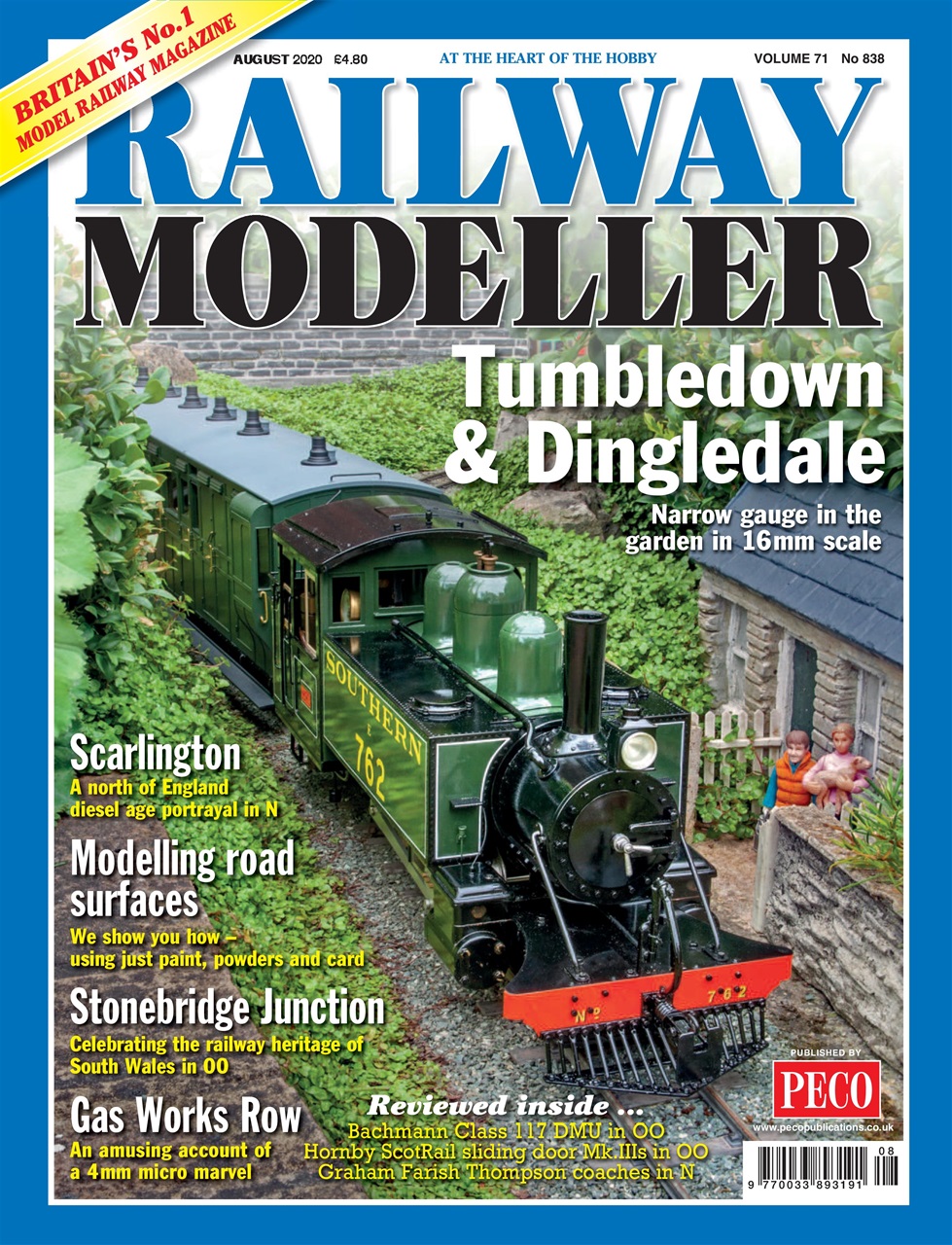 Railway Modeller Magazine - August 2020 Back Issue