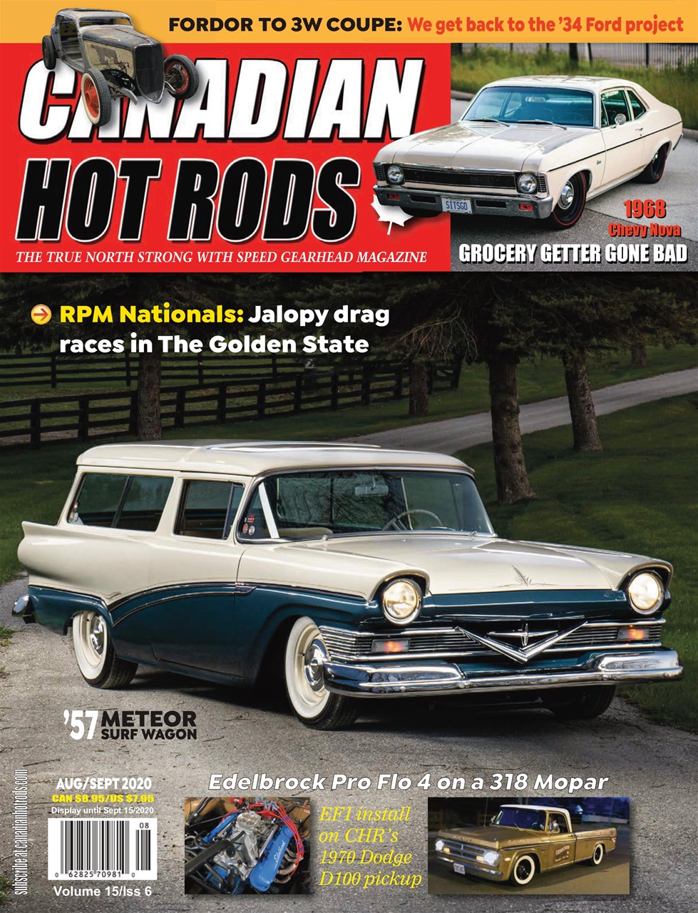 Canadian Hot Rods Magazine - Aug/Sept 2020 Subscriptions | Pocketmags