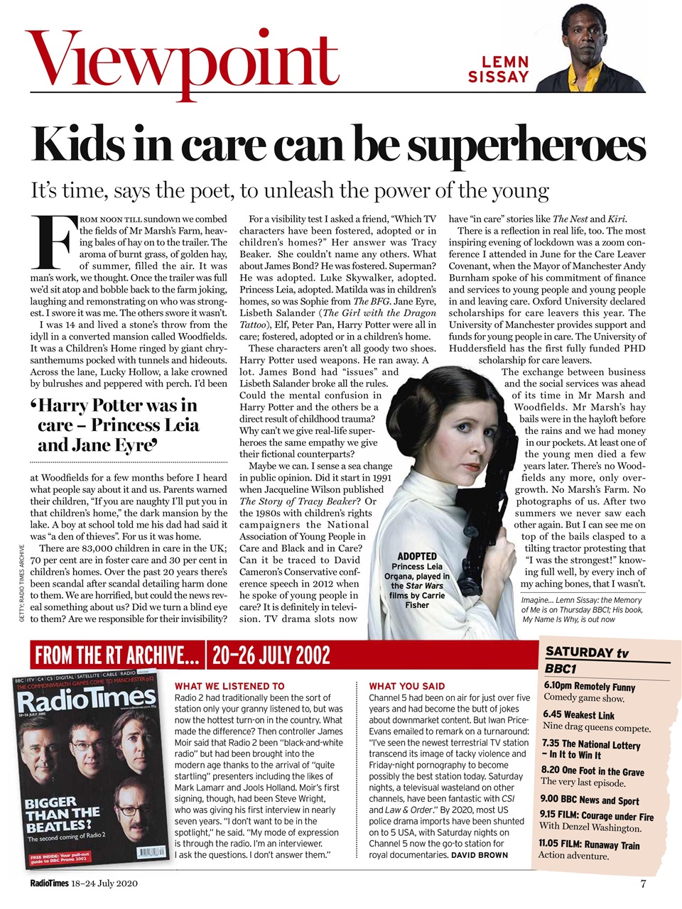 Radio Times Magazine 1824th July 2020 Subscriptions Pocketmags