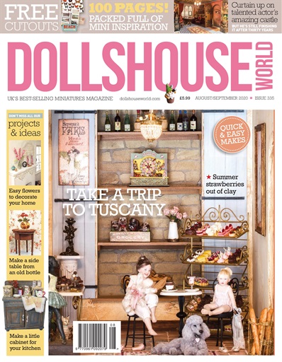4 Mini  Dollshouse and Miniaturist  MAGAZINES Dollhouse 1:12 scale OPENING PAGES 