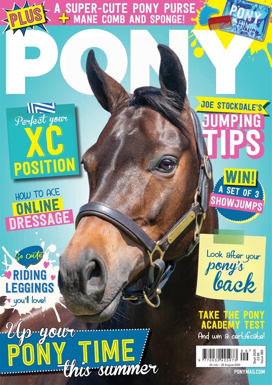Pony Magazine PONY Magazine September 2020 Subscriptions Pocketmags