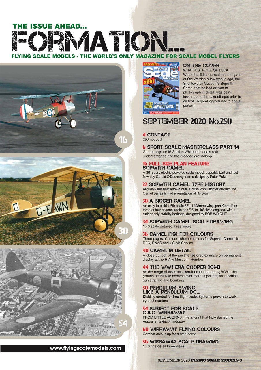 Radio Control Model Flyer Magazine Sept 2020 Back Issue