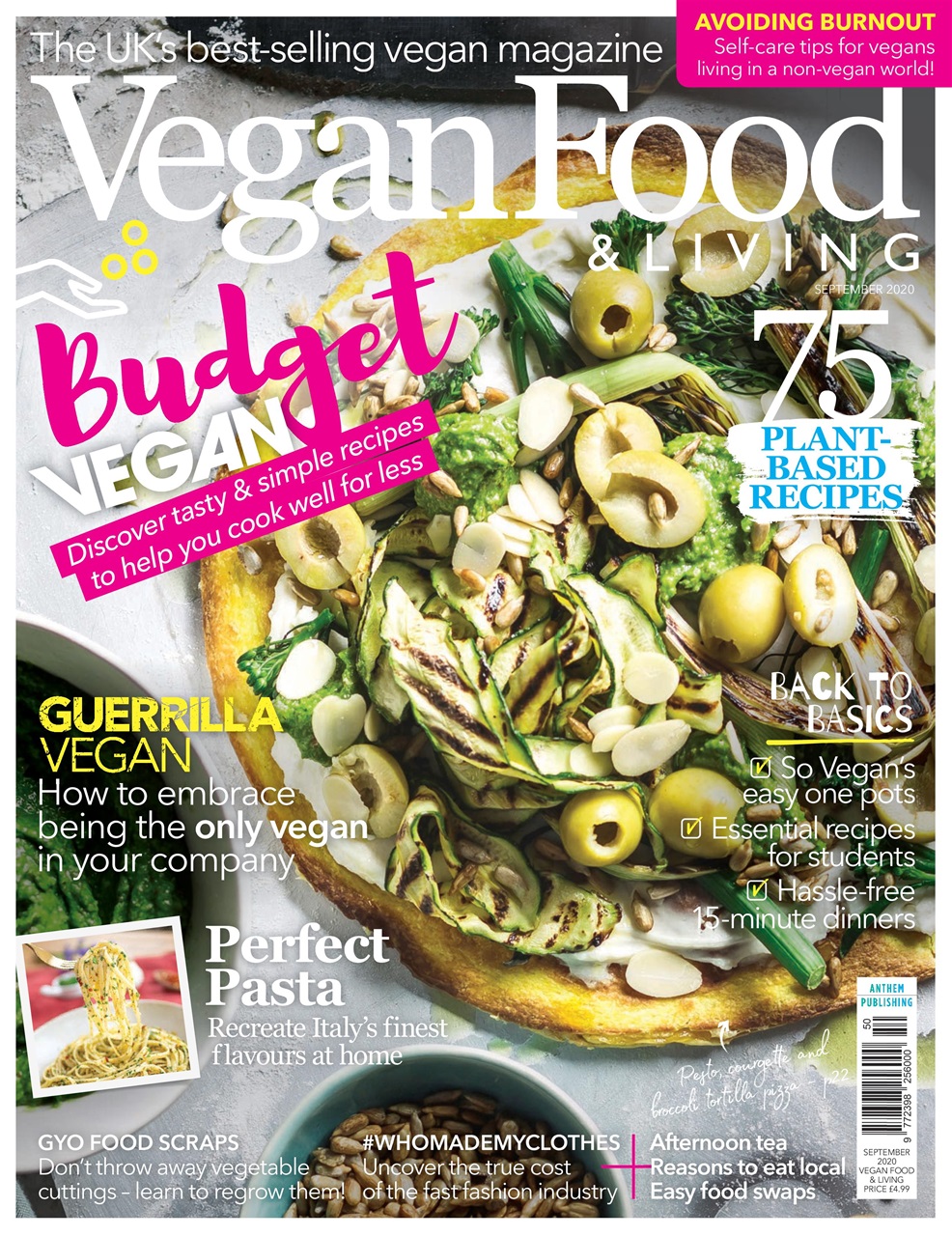 Vegan Food And Living Magazine Budget Vegan Cooking September 2020