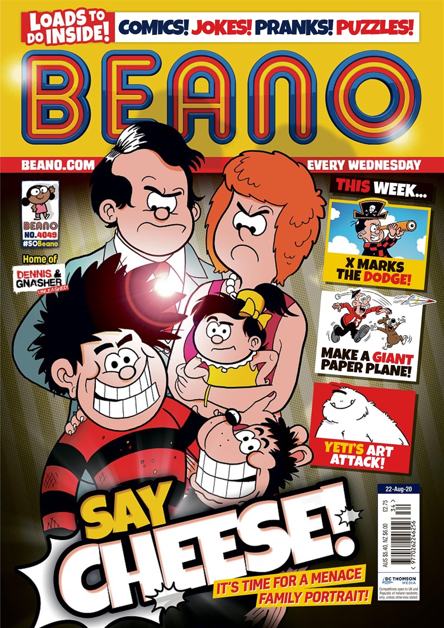 The Beano Magazine - 22/08/2020 Subscriptions | Pocketmags