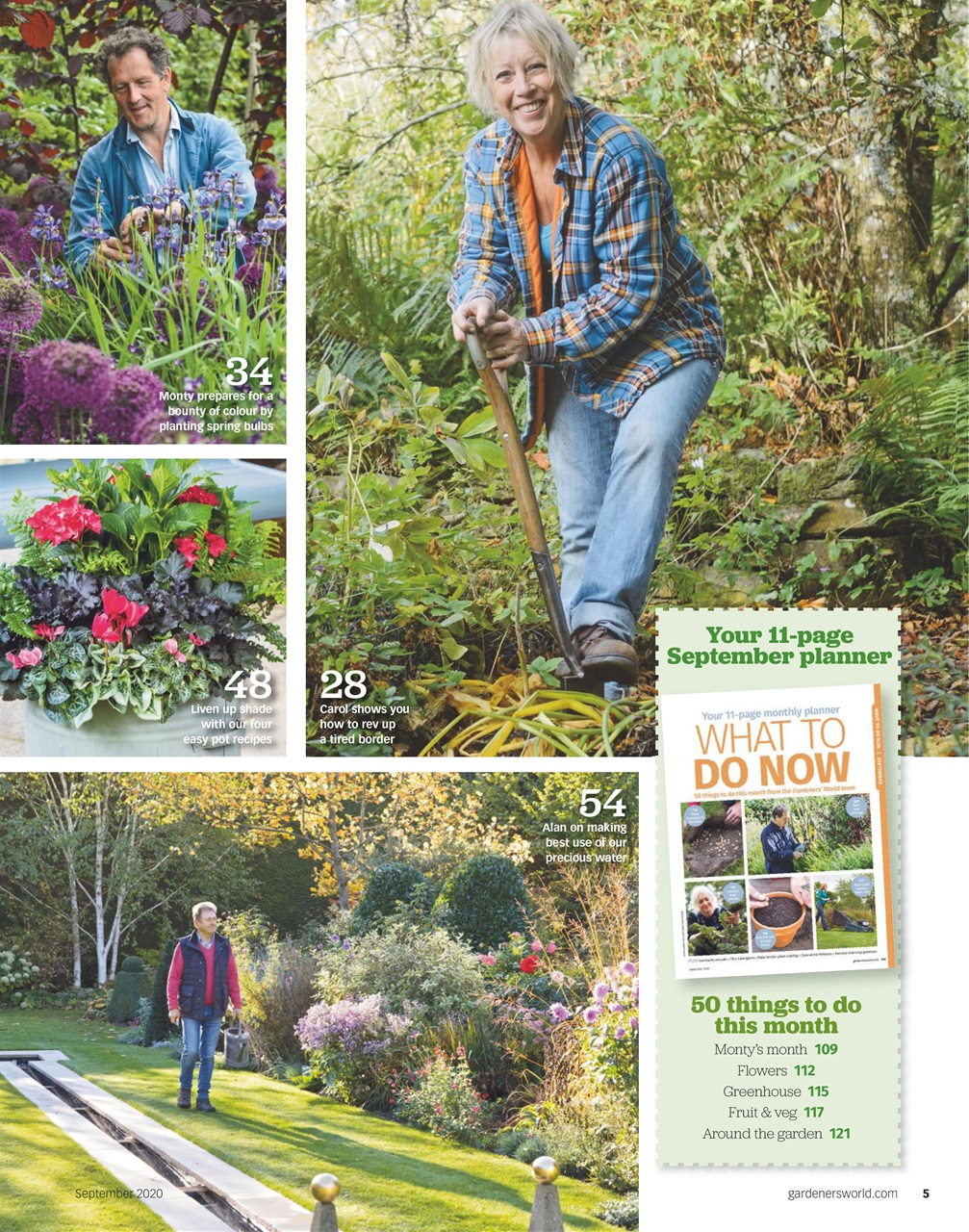 BBC Gardeners’ World Magazine September 2020 Back Issue