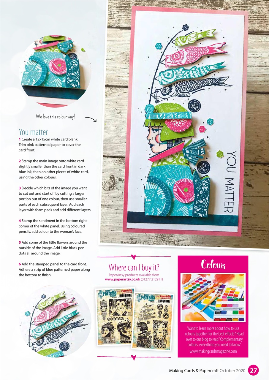 Making Cards & Papercraft Magazine October 2020 Subscriptions