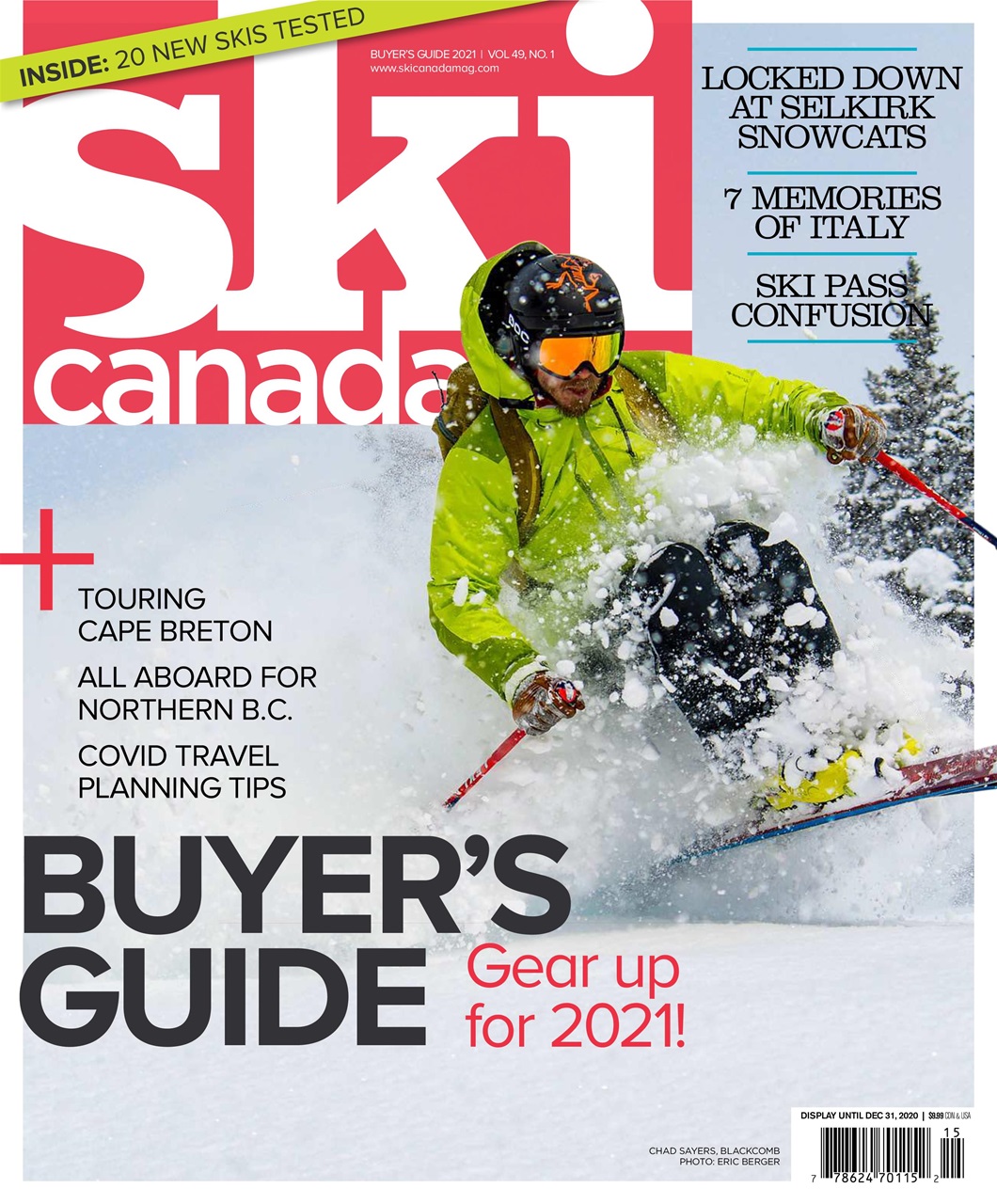Ski Canada Magazine Buyer's Guide 2021 Back Issue