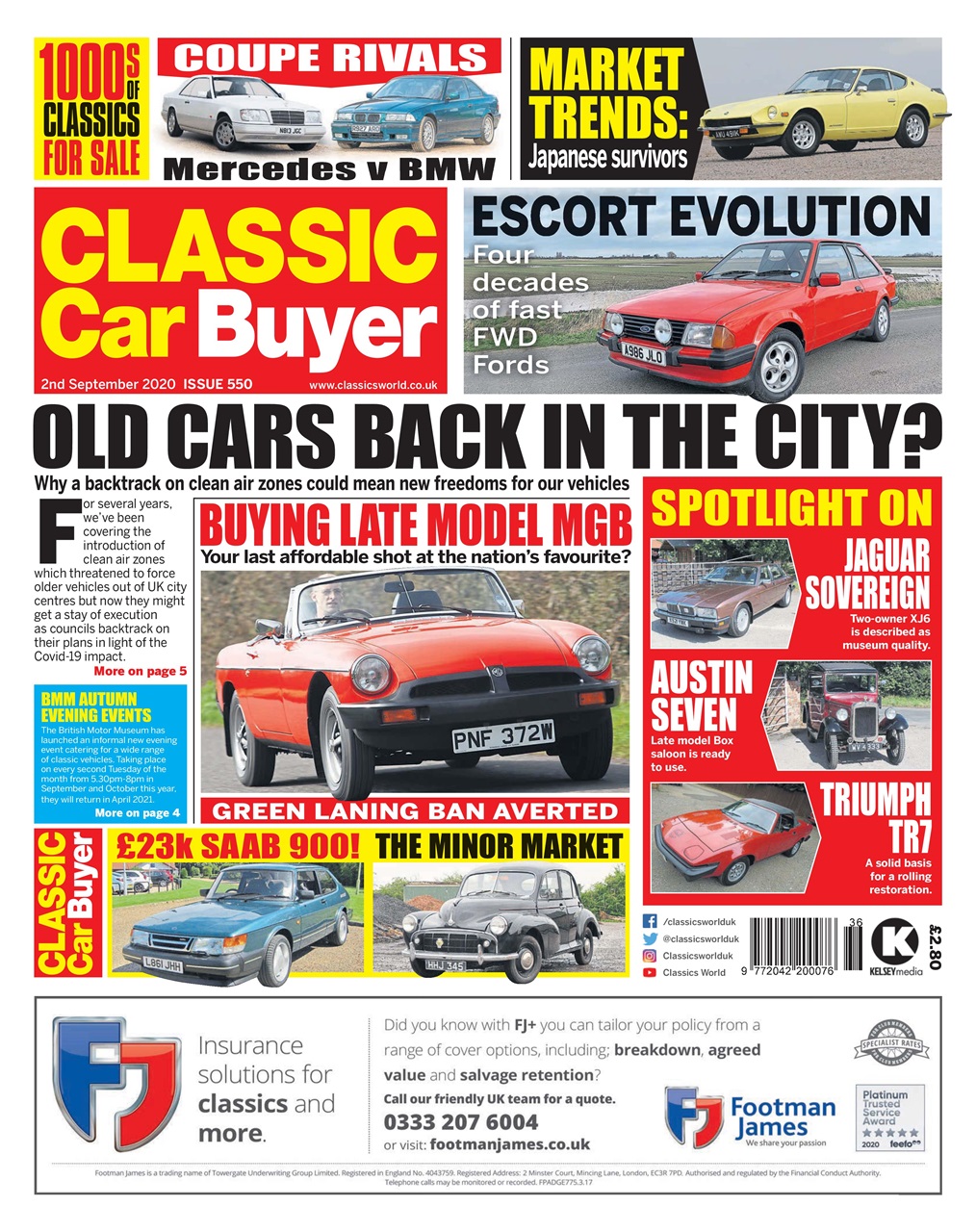 Classic Car Buyer Magazine - 02-09-2020 Subscriptions | Pocketmags