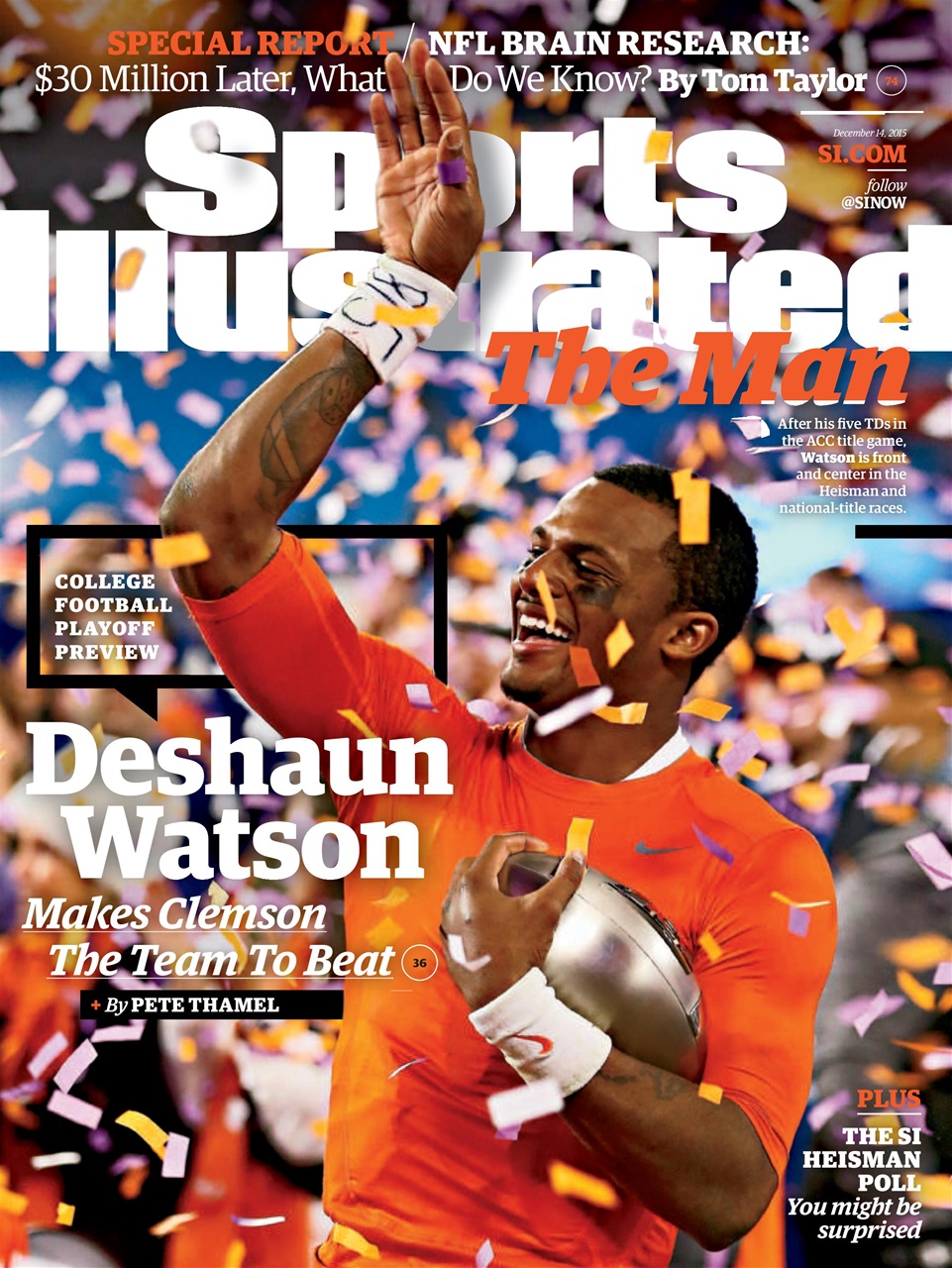 Sports Illustrated Magazine 12.14.15 Back Issue
