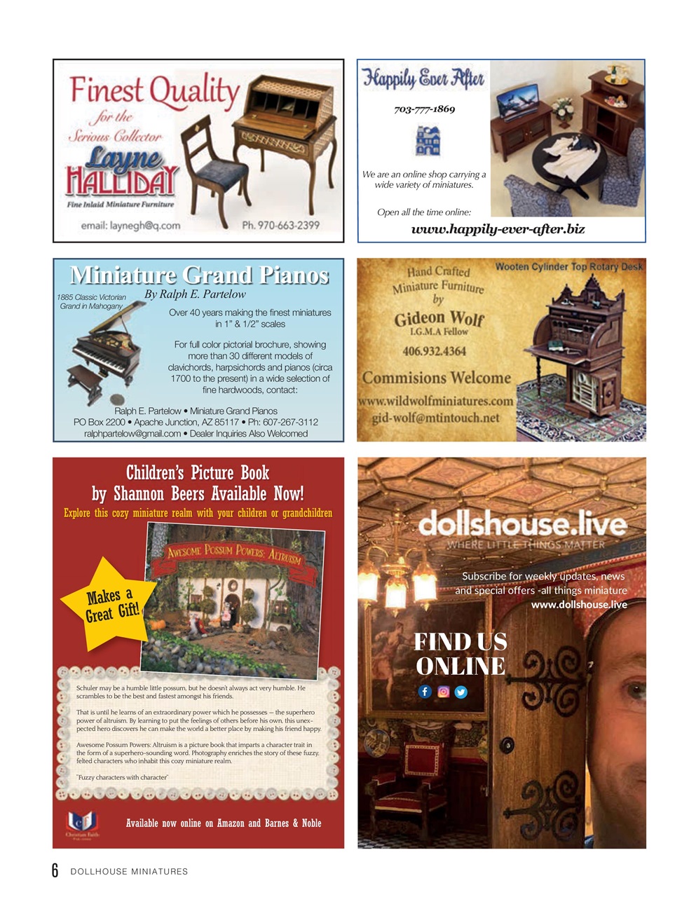 Dollhouse Miniatures Magazine Issue 77/78 Subscriptions Pocketmags