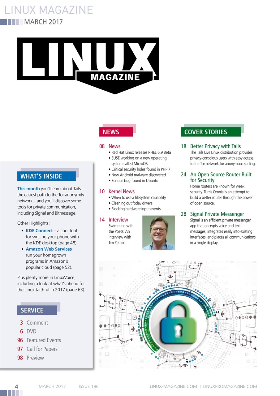 Linux Magazine 196 Back Issue