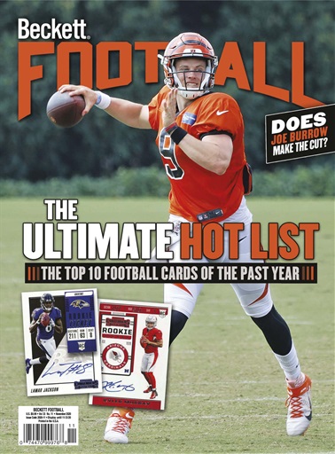 Beckett Football Card Hot List - March, 2023