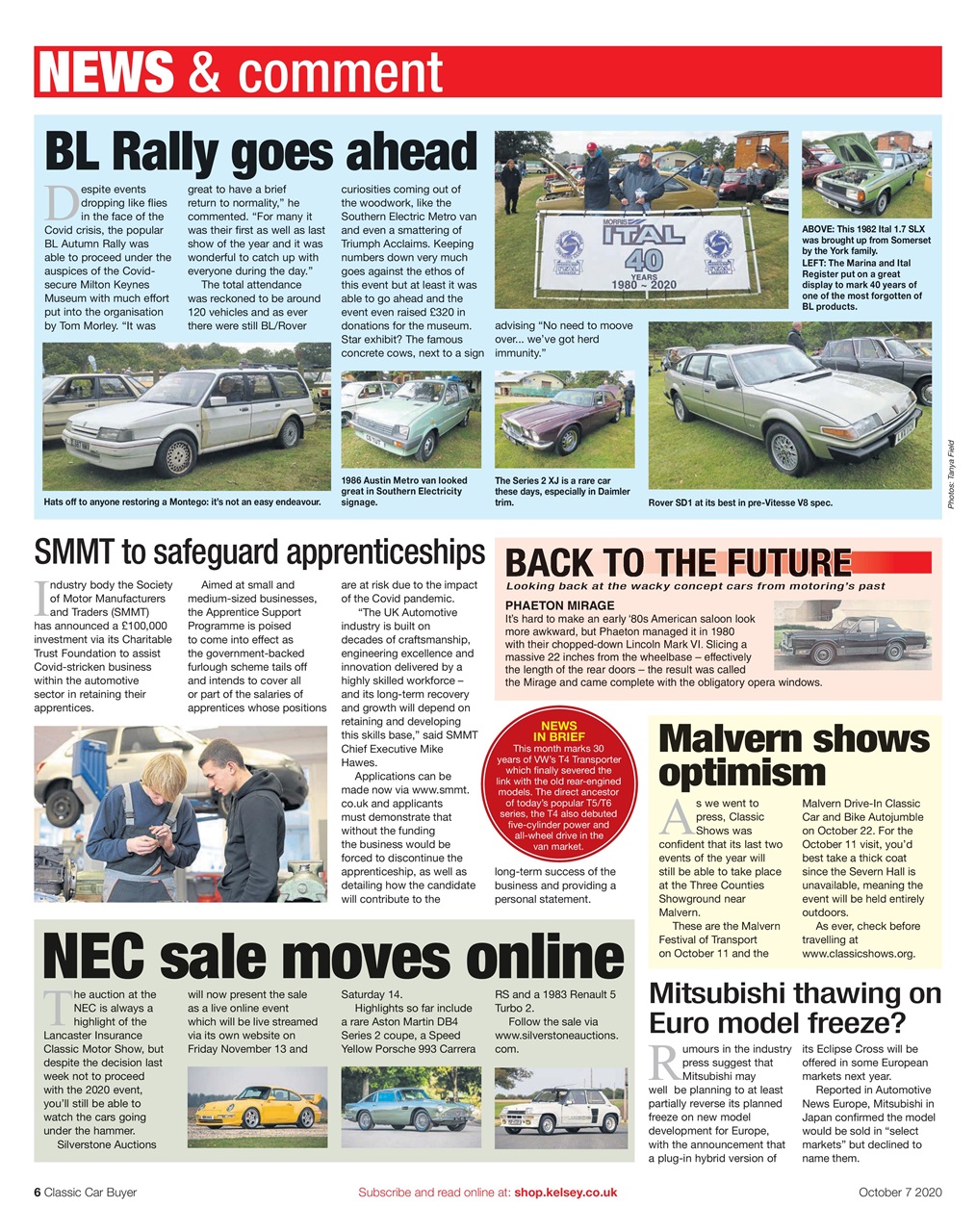 Classic Car Buyer Magazine 07102020 Back Issue