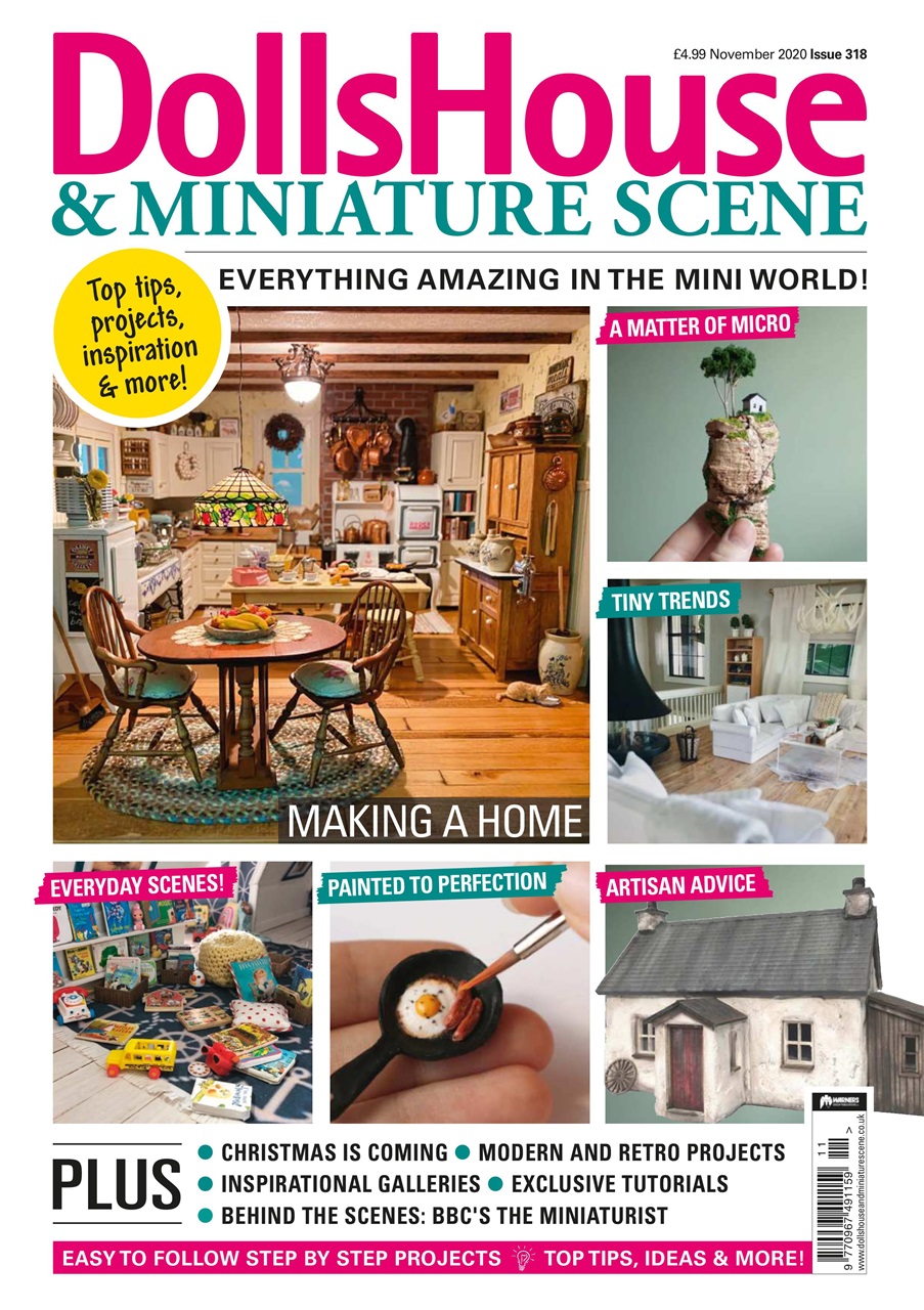 Dolls House and Miniature Scene Magazine November 2020 Subscriptions