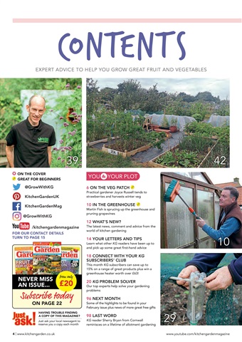 Kitchen Garden Magazine 280 January 2021 Back Issue   0003 