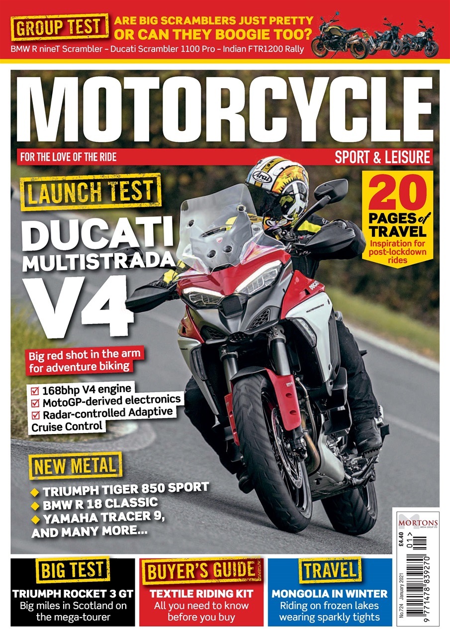 Motorcycle Sport & Leisure Magazine - 724 - January 2021 Subscriptions