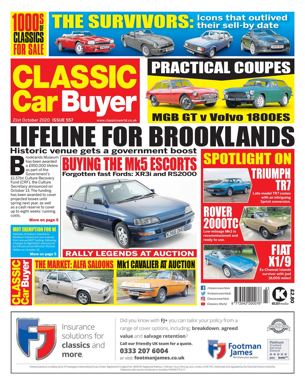 Classic Car Buyer Magazine 21102020 Zurück Ausgabe