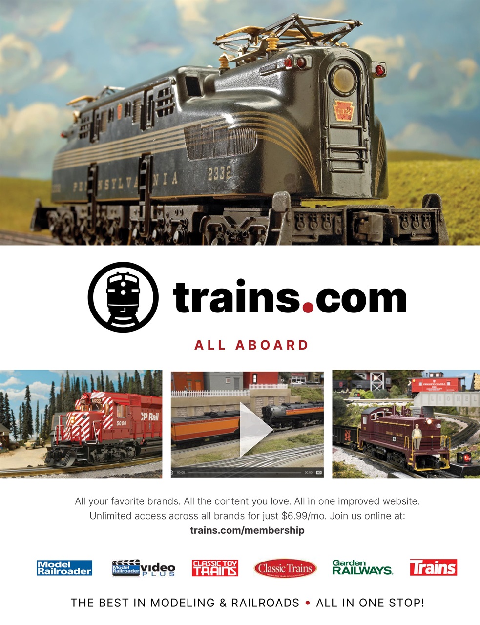 Classic Toy Trains Magazine January 2021 Subscriptions Pocketmags