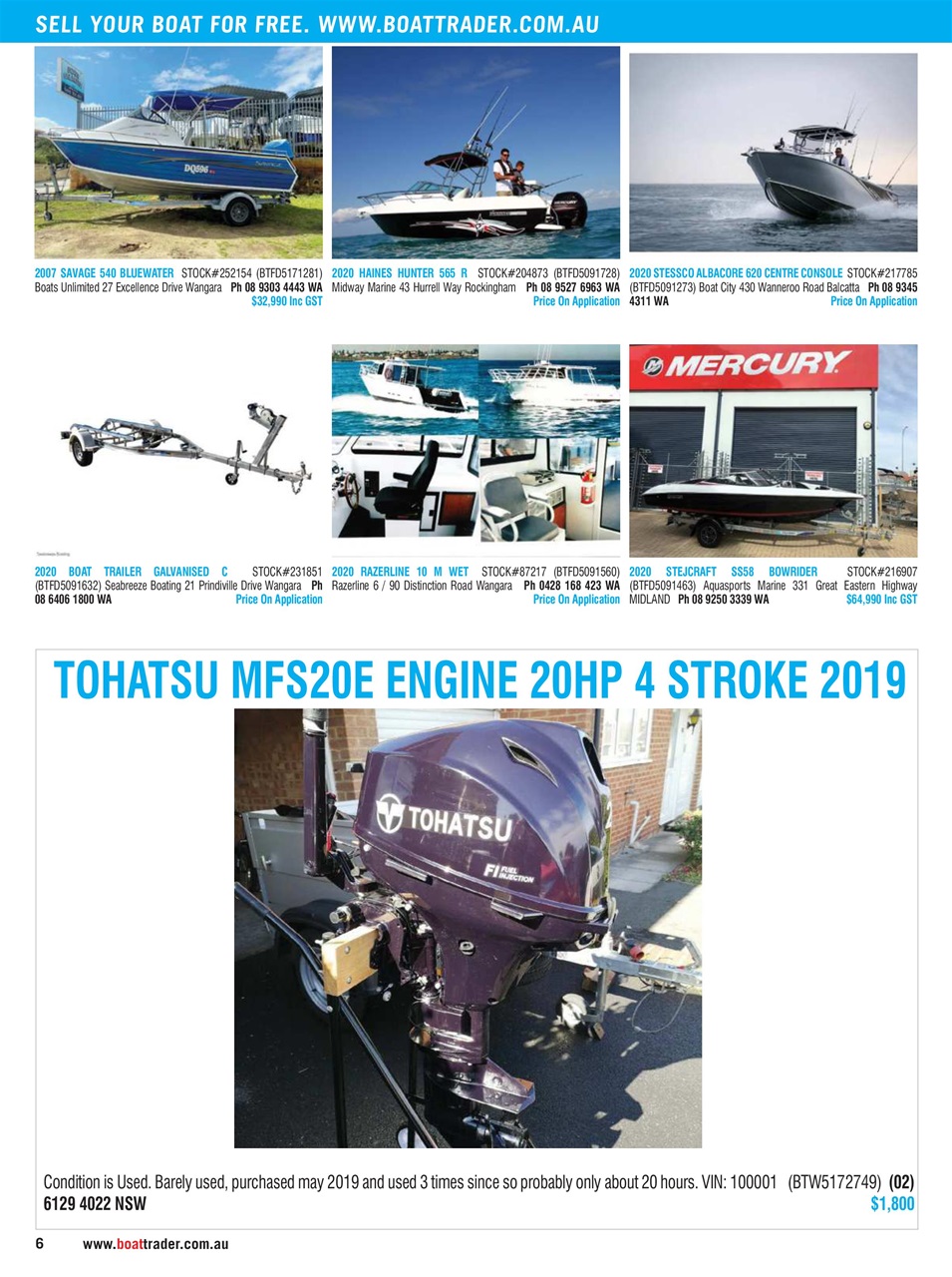 Boat Trader Australia Magazine 2012 Back Issue