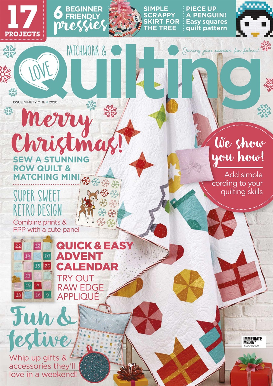 Love Patchwork & Quilting Magazine Issue 91 Subscriptions Pocketmags