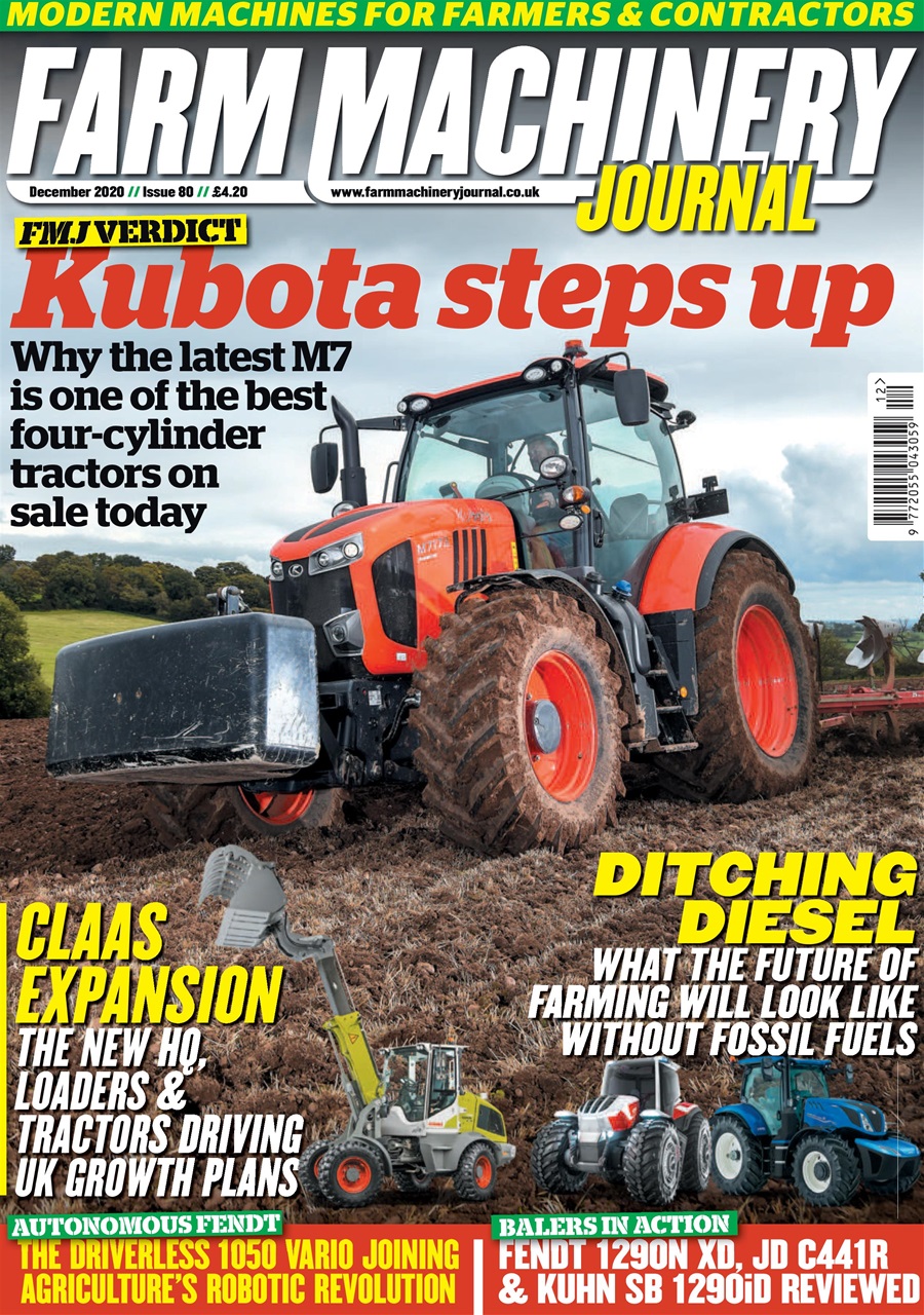 Farm Machinery Journal Magazine December 2020 Subscriptions Pocketmags