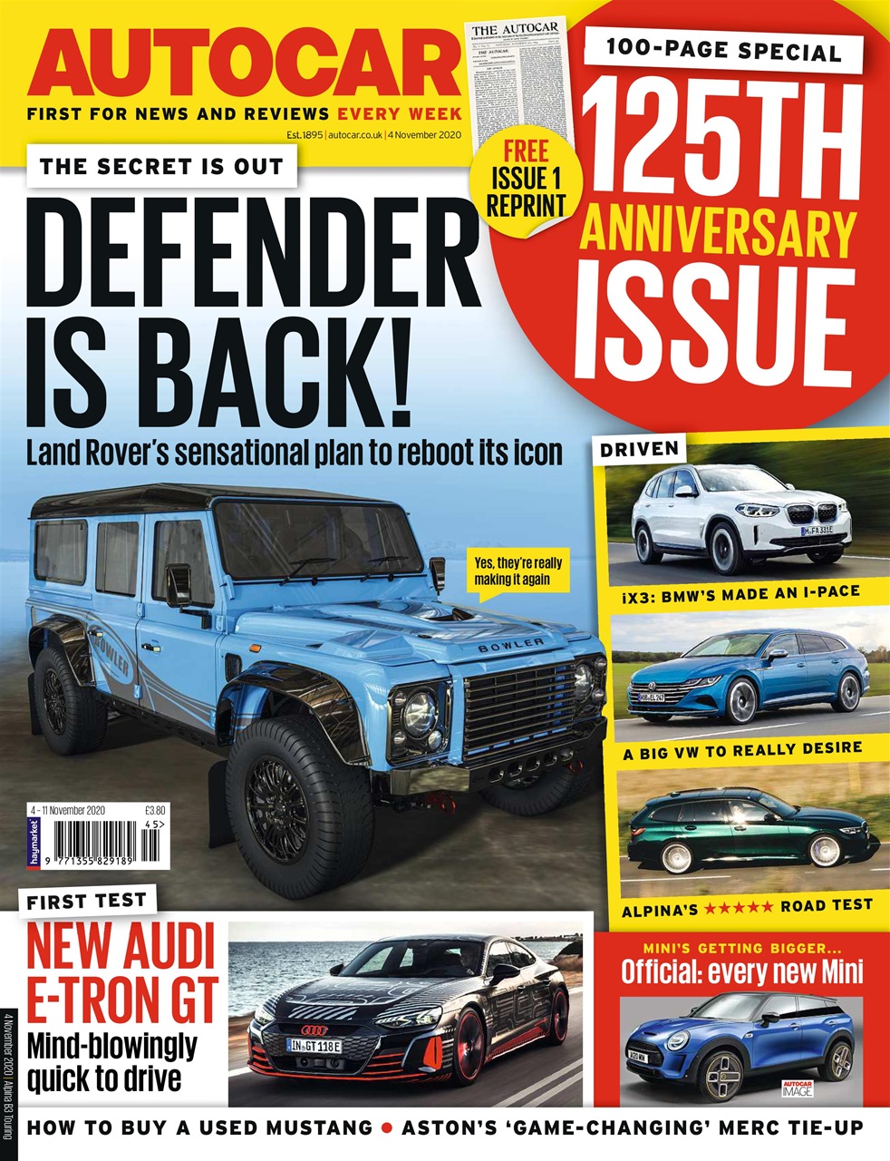 Autocar Magazine 4th November 2020 Subscriptions Pocketmags