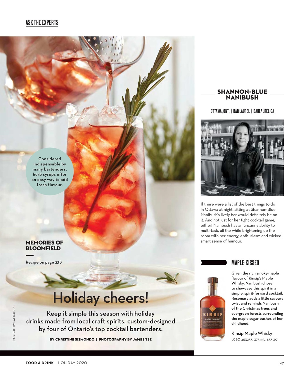 LCBO Food & Drink Magazine Holiday 2020 Subscriptions Pocketmags