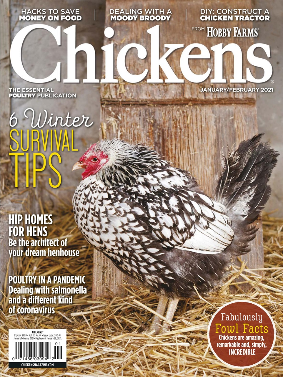 Chickens Magazine Jan/Feb 2021 Subscriptions Pocketmags