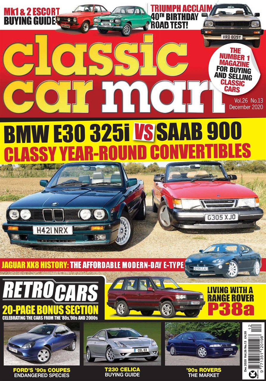 Classic Car Mart Magazine December 2020 Back Issue