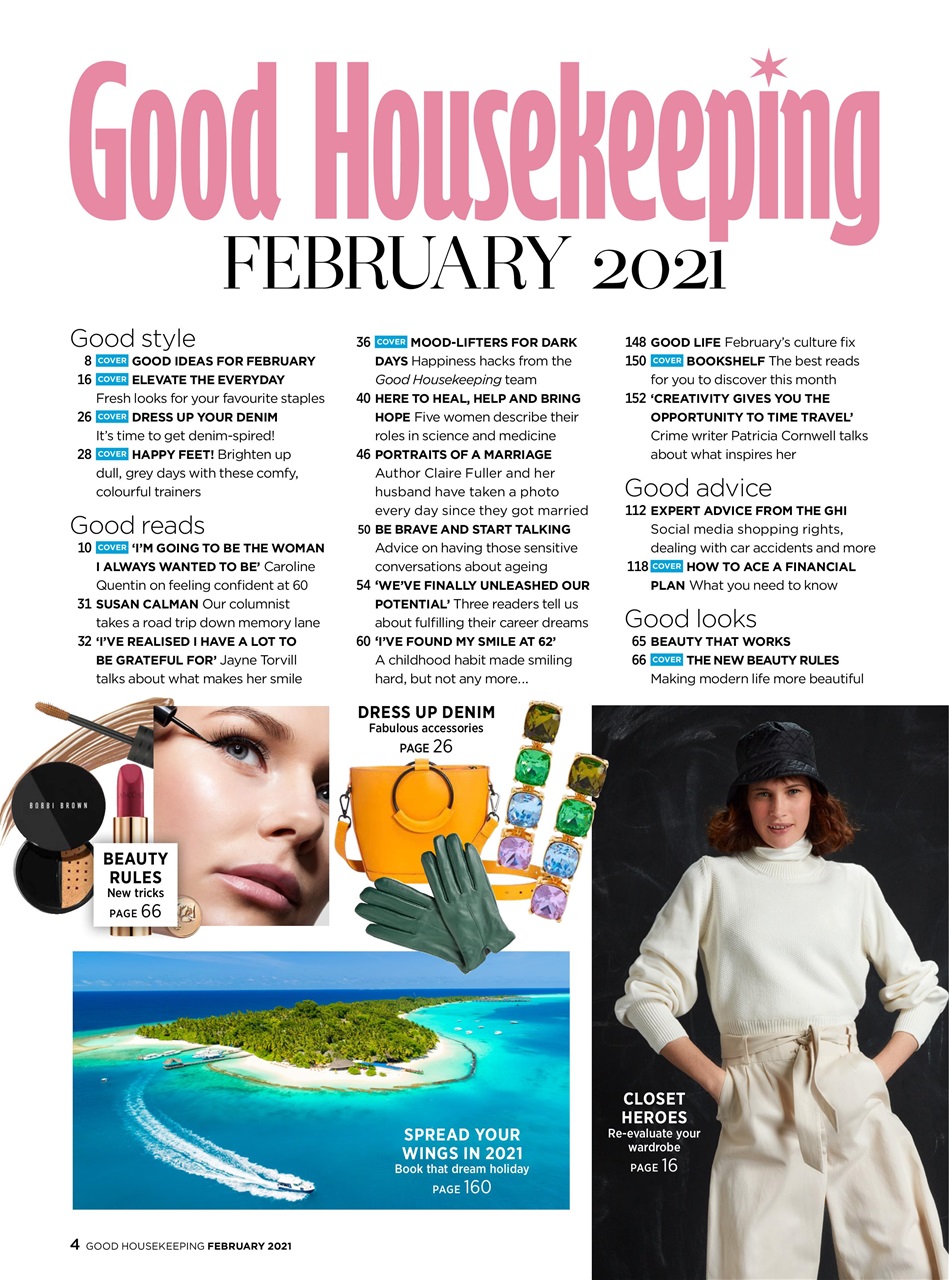 Good Housekeeping Magazine Feb 2021 Back Issue