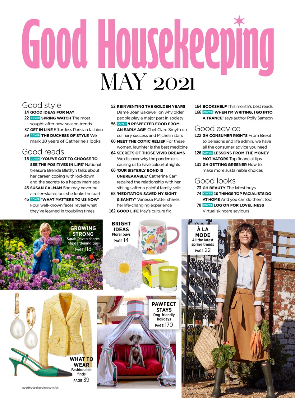 Good Housekeeping Magazine May 2021 Subscriptions Pocketmags