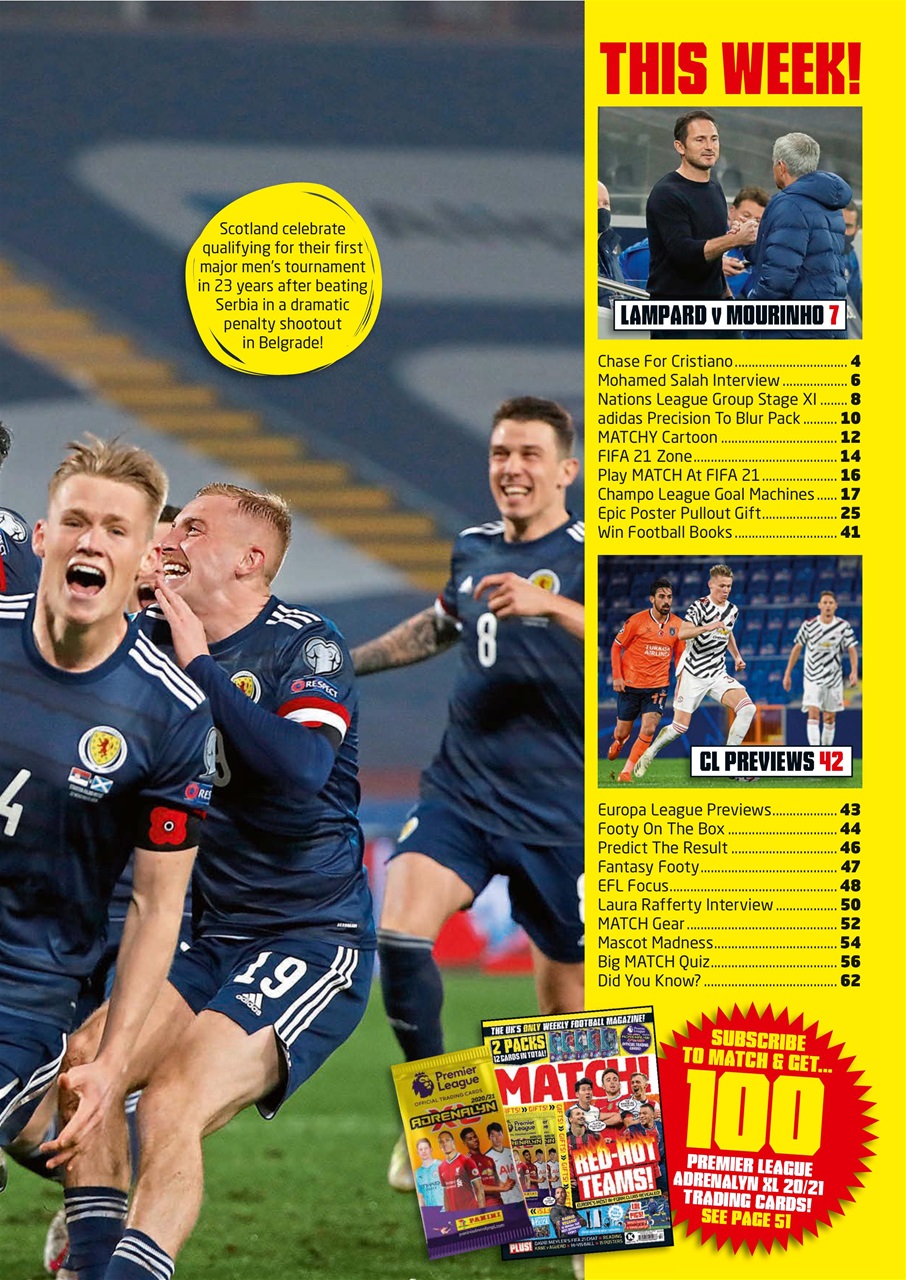 Match Magazine 24 November 2020 Subscriptions Pocketmags