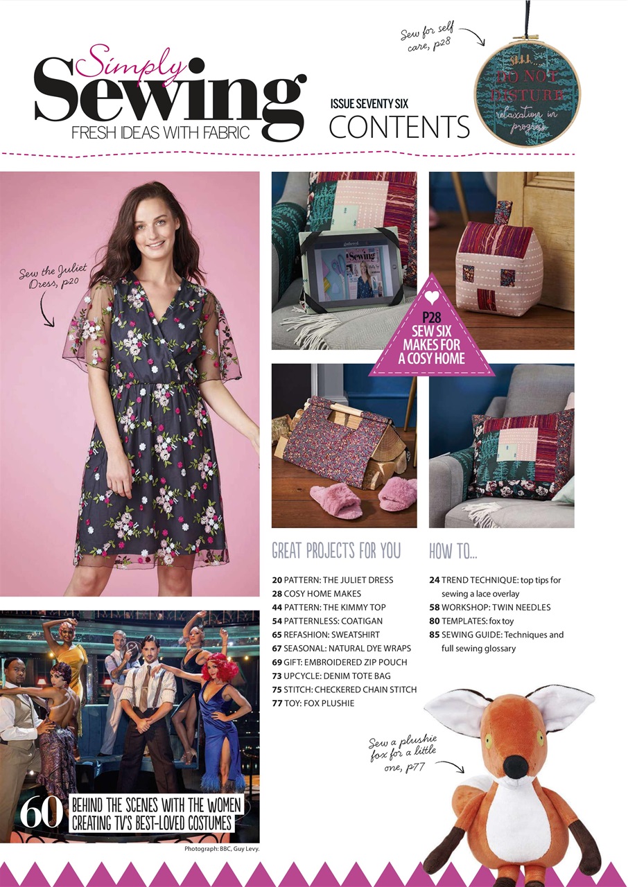 Simply Sewing Magazine Issue 76 Back