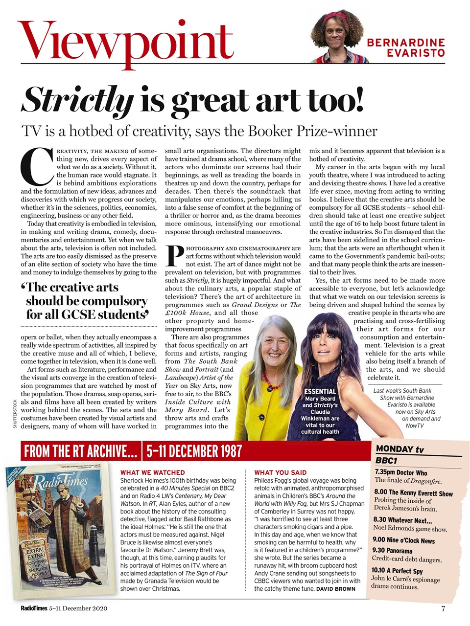 Radio Times Magazine 511th December 2020 Subscriptions Pocketmags