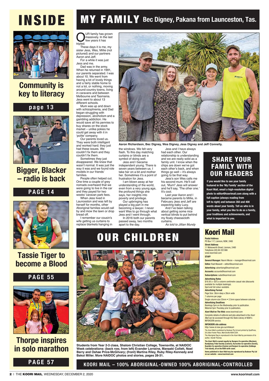 Koori Mail Magazine December 2, 2020 Subscriptions Pocketmags