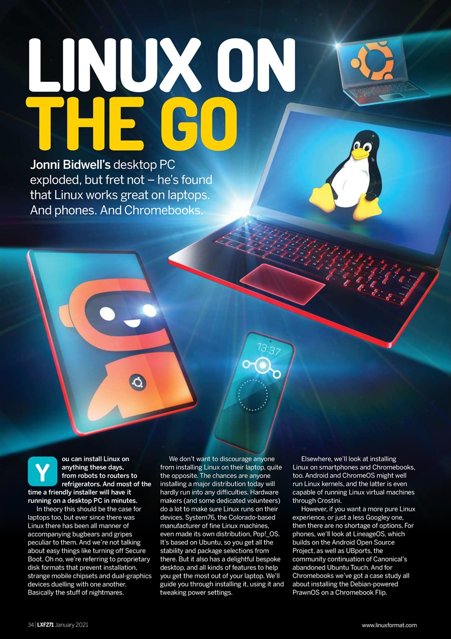 Linux Format Magazine - January 2021 Subscriptions | Pocketmags