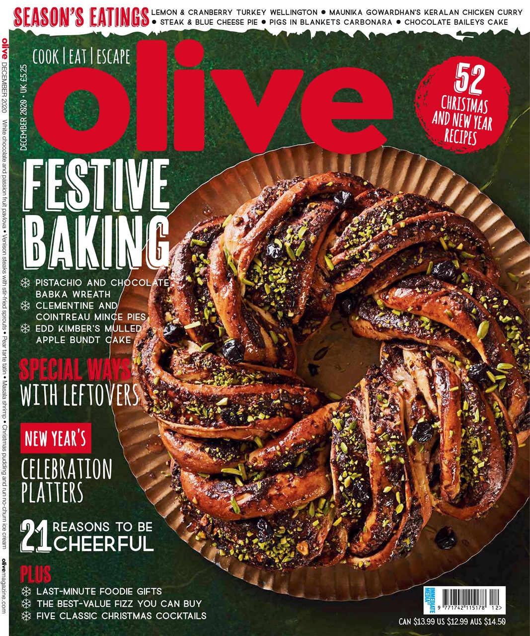 Olive Magazine December 2020 Subscriptions Pocketmags