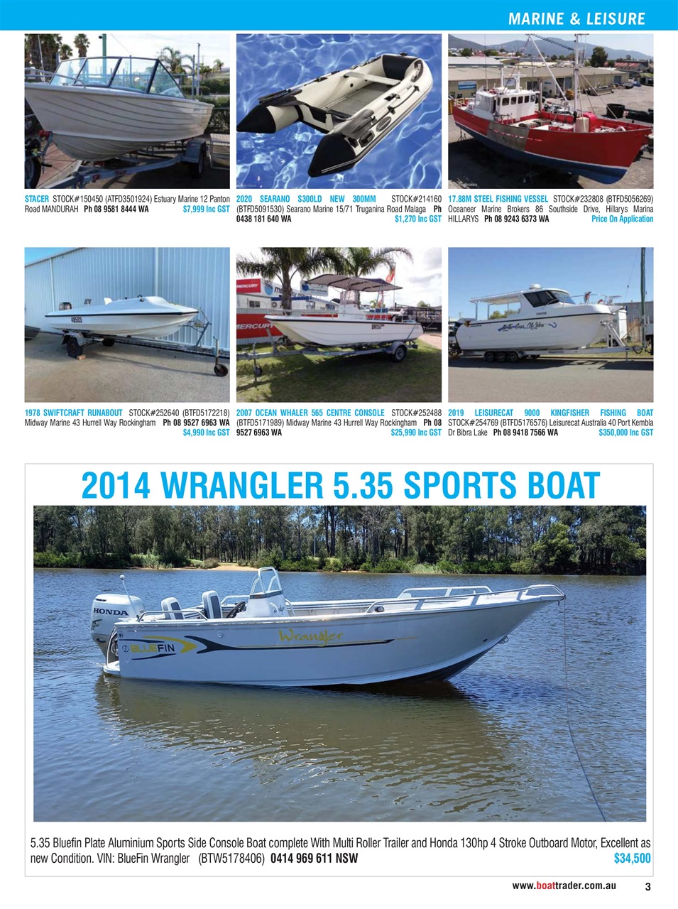 Boat Trader Australia Magazine 2101 Back Issue